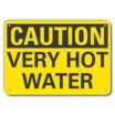 Caution: Very Hot Water Signs