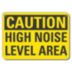 Caution: High Noise Level Area Signs