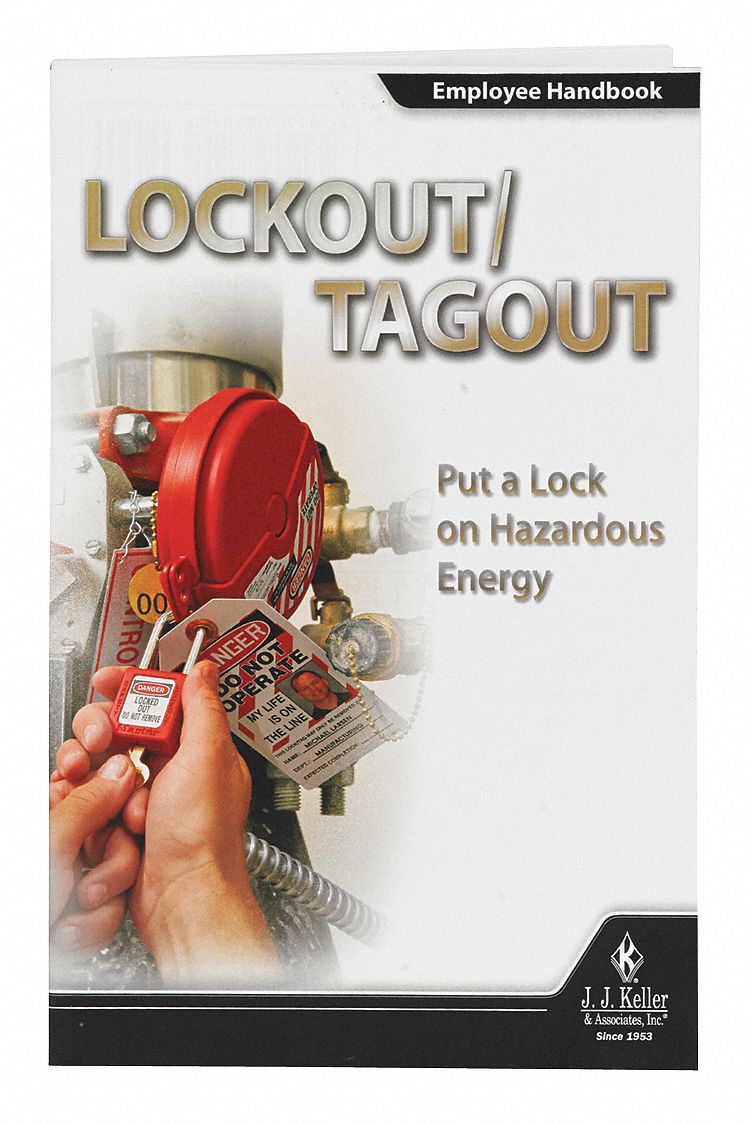 JJ KELLER Book/Booklet, Lockout Tagout, English, PK 10 49VT2640345