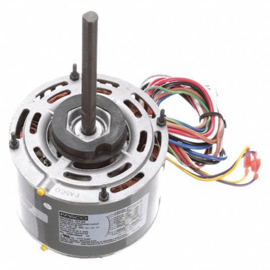 FASCO, 3 Speed, Open Dripproof, Direct Drive Blower Motor - 49VT79|D725 ...