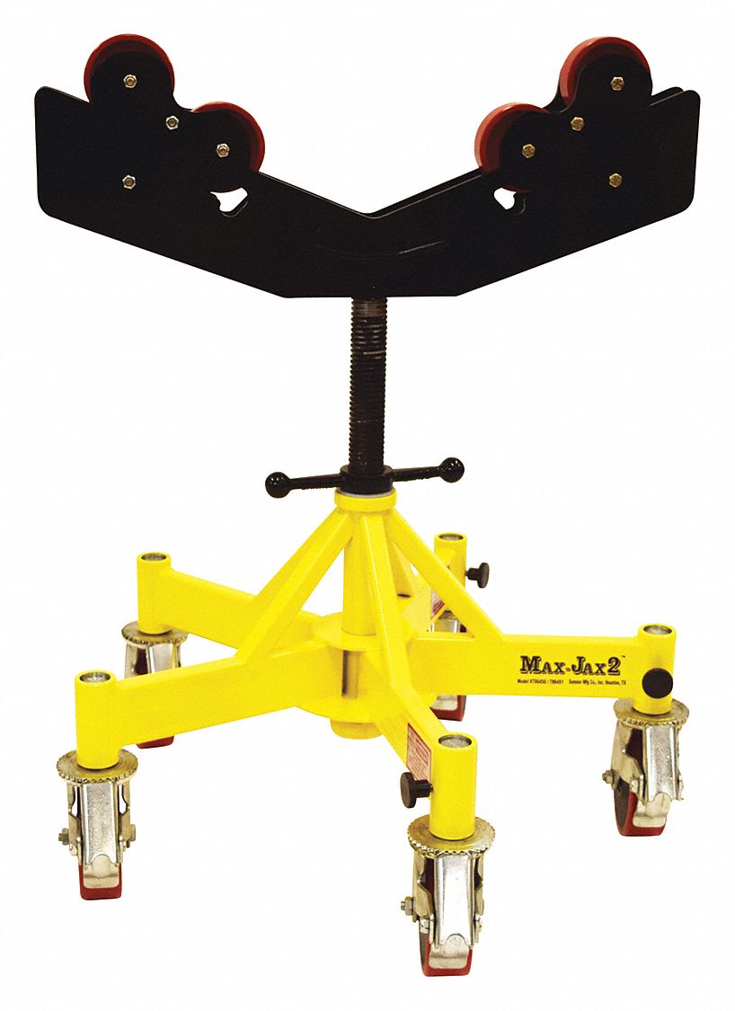 MAX-JAX 2 KIT, DROP SLOT HEAD, 4500 LB, 4 TO 36 IN DIA, 23 TO 36 IN H, 37½ IN BASE