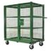 Wire Security Carts with Removable Shelves