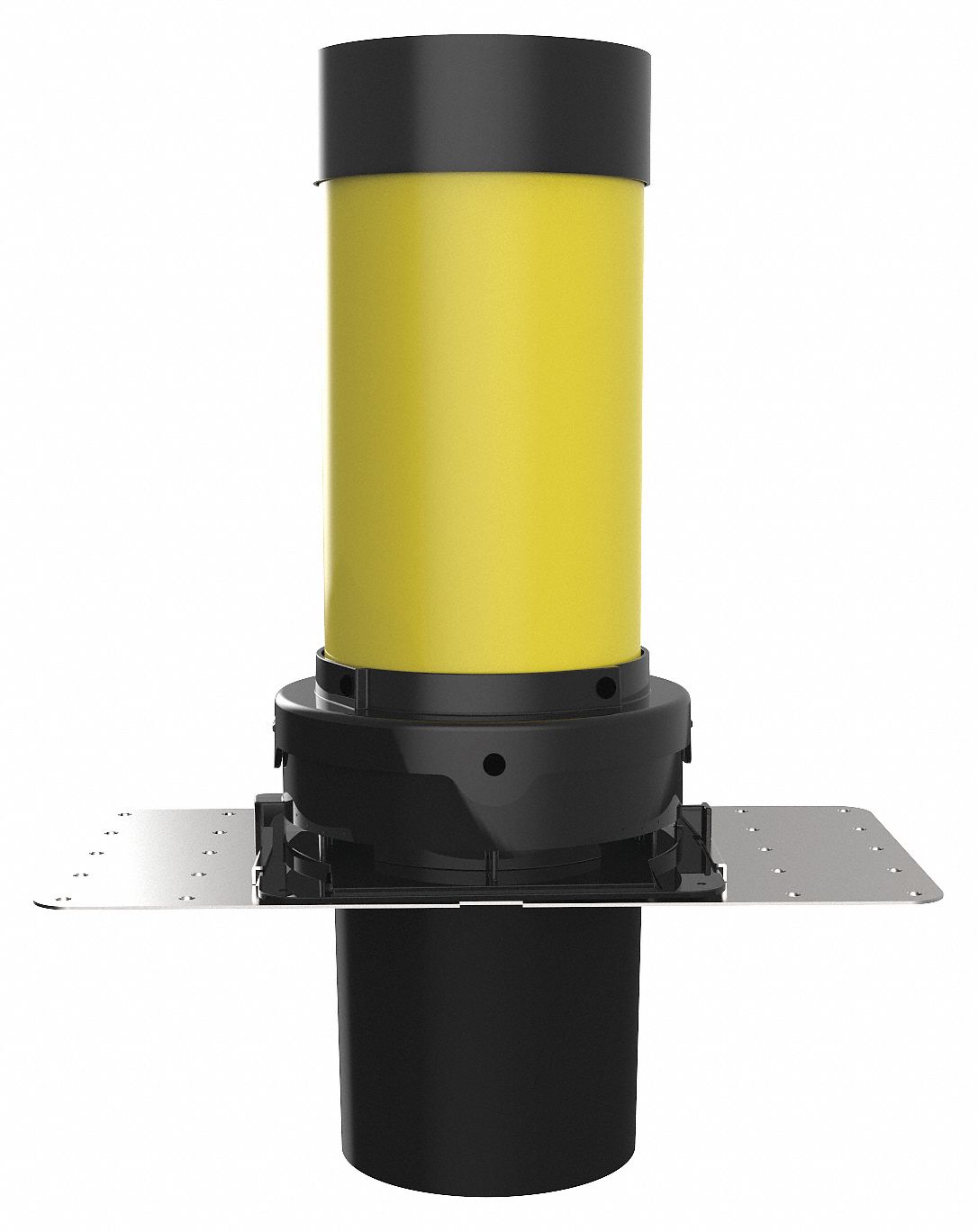 Firestop Pipe Cast-In Device: 10 in Overall Ht, 3 in For Pipe Size, 3 hr, Plastic