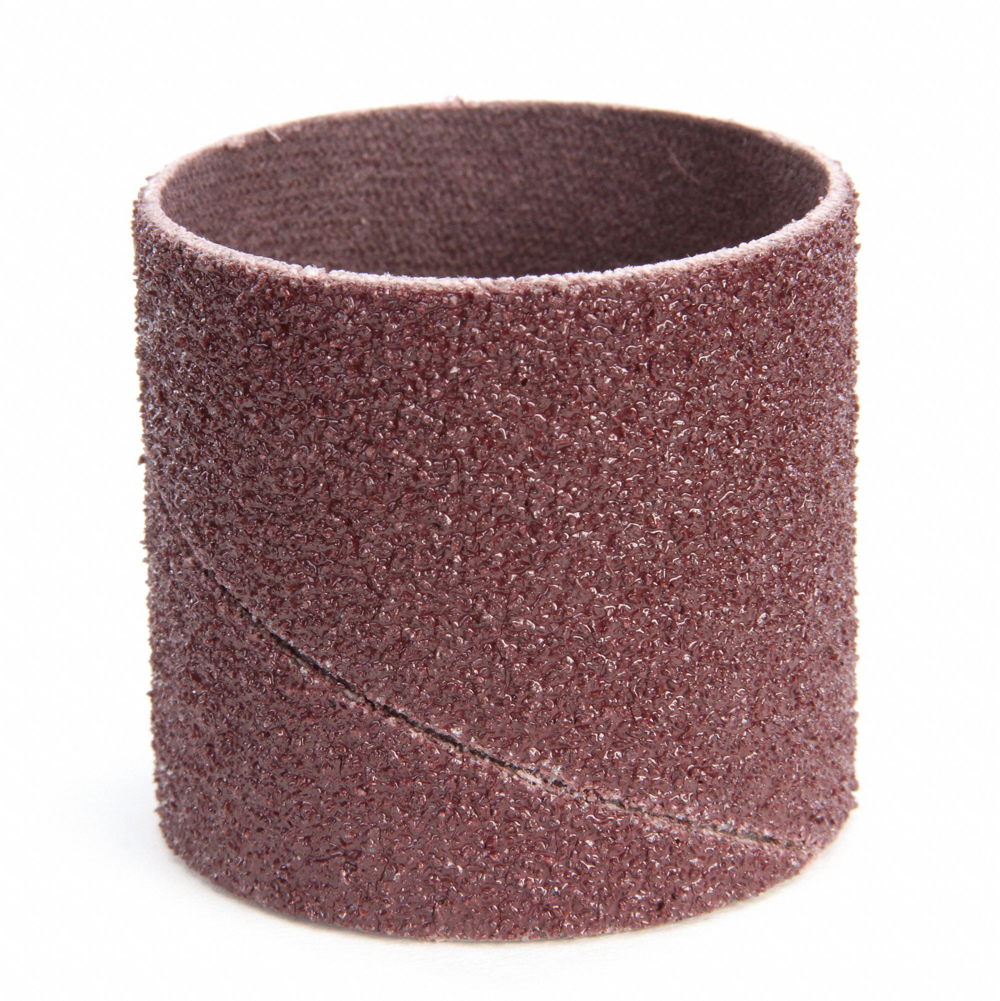 Spiral Band: 1 in Dia x 1 1/2 in W, Aluminum Oxide, 60 Grit, 341D