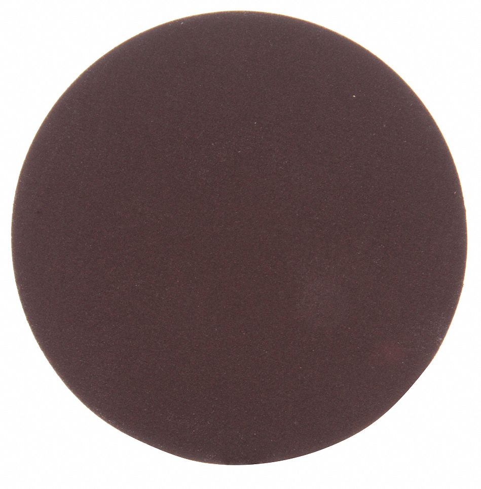 PSA Sanding Disc: 5 in Dia, Non-Vacuum, Aluminum Oxide, P240 Grit, X Wt Cloth, 348D, P240, X, PK