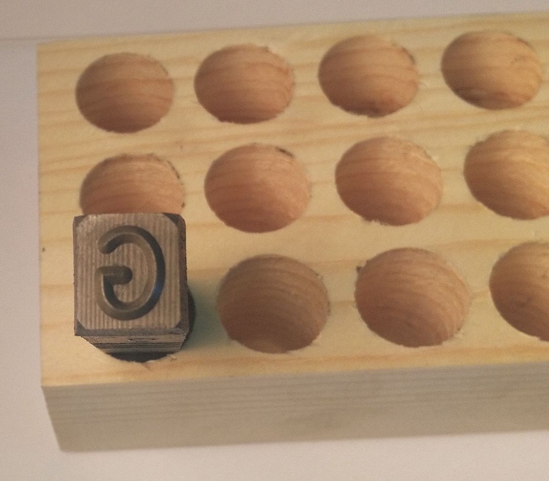 Hand Stamp Character: G, 1/4 in Character Ht, 2 5/8 in Shank Lg, Steel