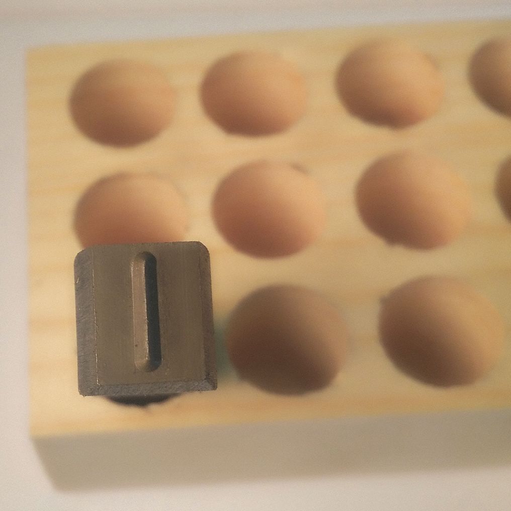 Hand Stamp Character: I, 1/4 in Character Ht, 2 5/8 in Shank Lg, Steel