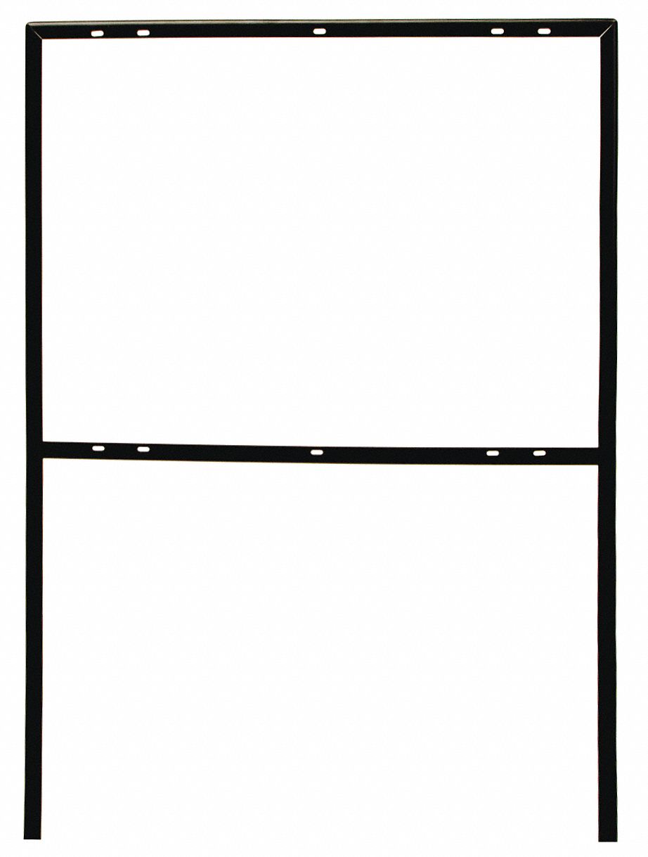 Sign Frame: 18 in x 24 in Compatible Sign Size, 23 in, 41 1/2 in, 5 PK