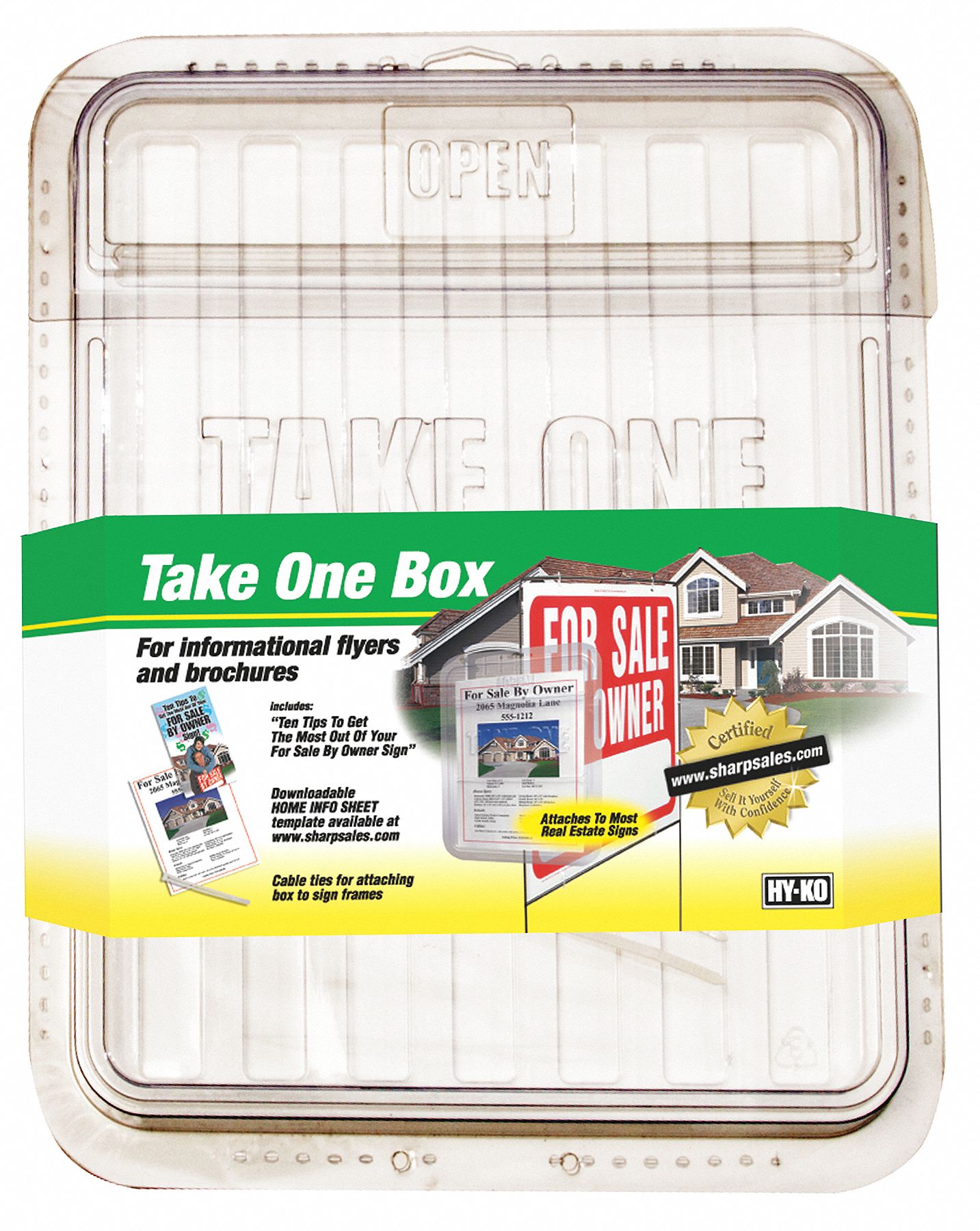 Brochure Holder: Plastic, Gray, 1 Compartments, 15 in Ht, 10 1/2 in Wd, 1 in Dp, 3 PK