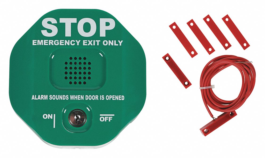 STI Exit Door Alarm - 49W753|STI-6402-G - Grainger