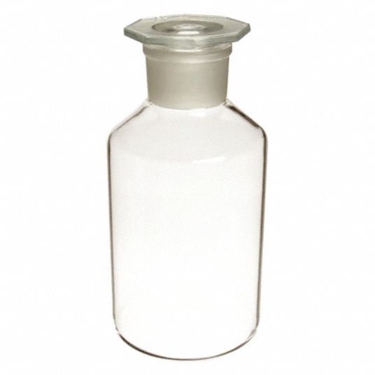 Borosilicate Glass, 5 L Capacity - mL, Reagent Bottle - 49WD26|215243 ...