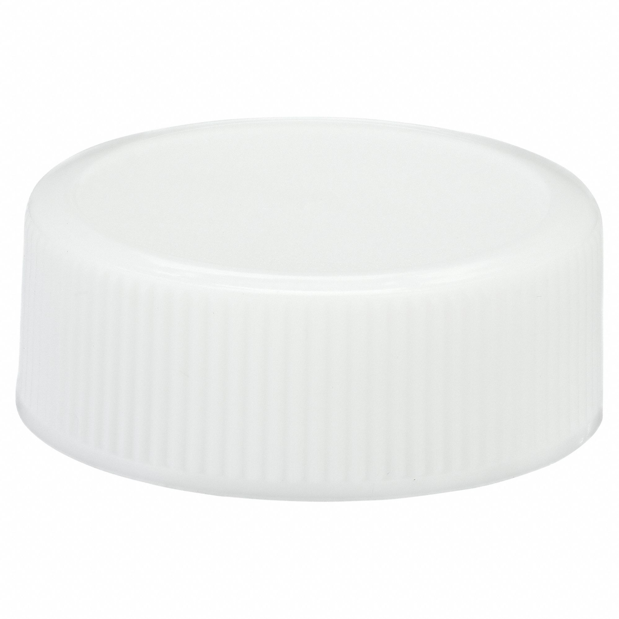 Cap, 28 mm Dia, White, PK144