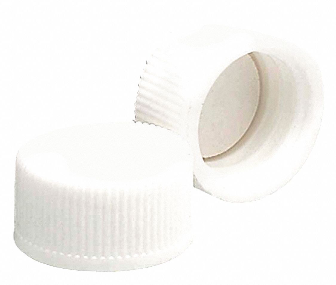 CAP,13-425MM,PP,WHITE CLEAR,PK144