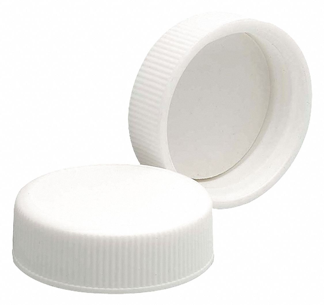 CAP,33-400MM,PP,WHITE CLEAR,PK144