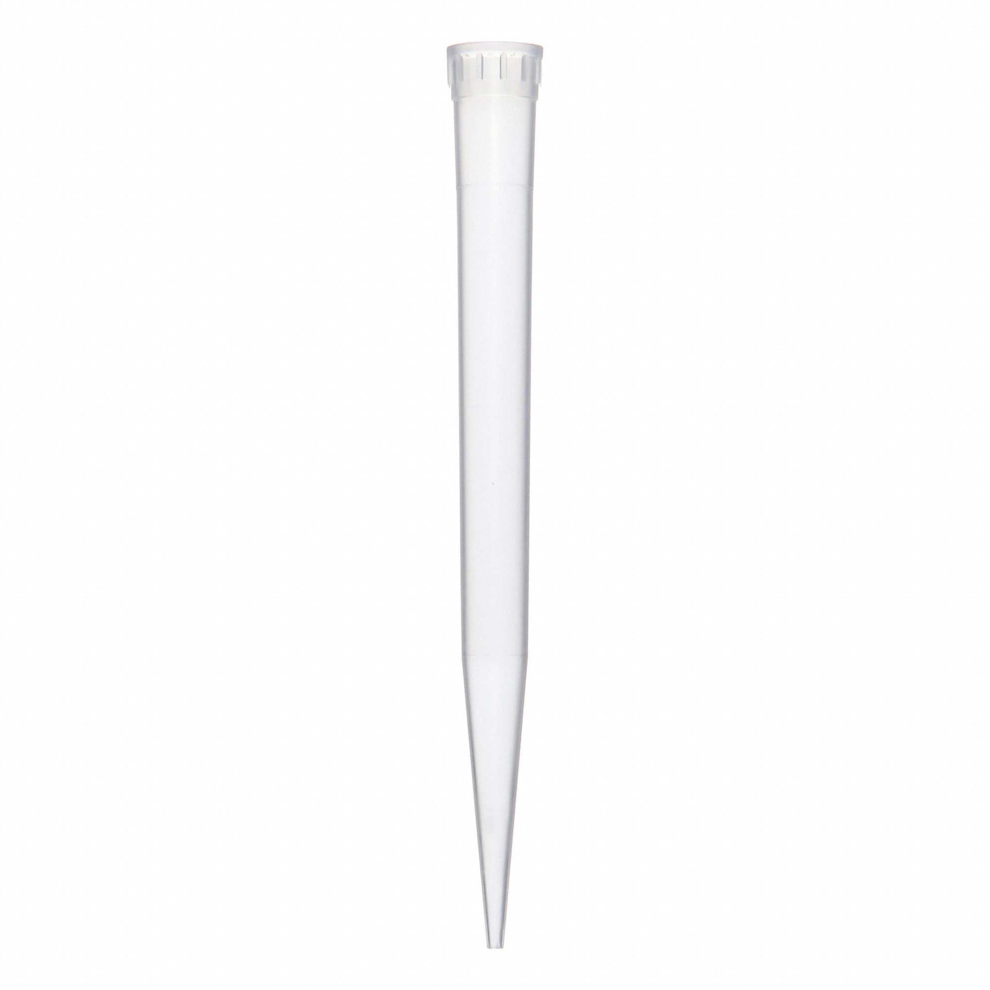 Pipettor Tip: Sterile, 2 mL Capacity, Bulk Bag, No Filter, Polypropylene, Clear, 250