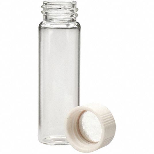 WHEATON, Borosilicate Glass, Vial, Scintillation Vial with Cap 49WF46