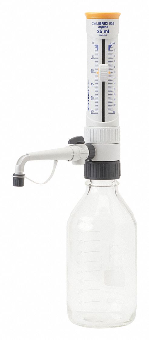 Bot Top Dspnsr, 25 mL, Min 2.5mL-Max 25mL