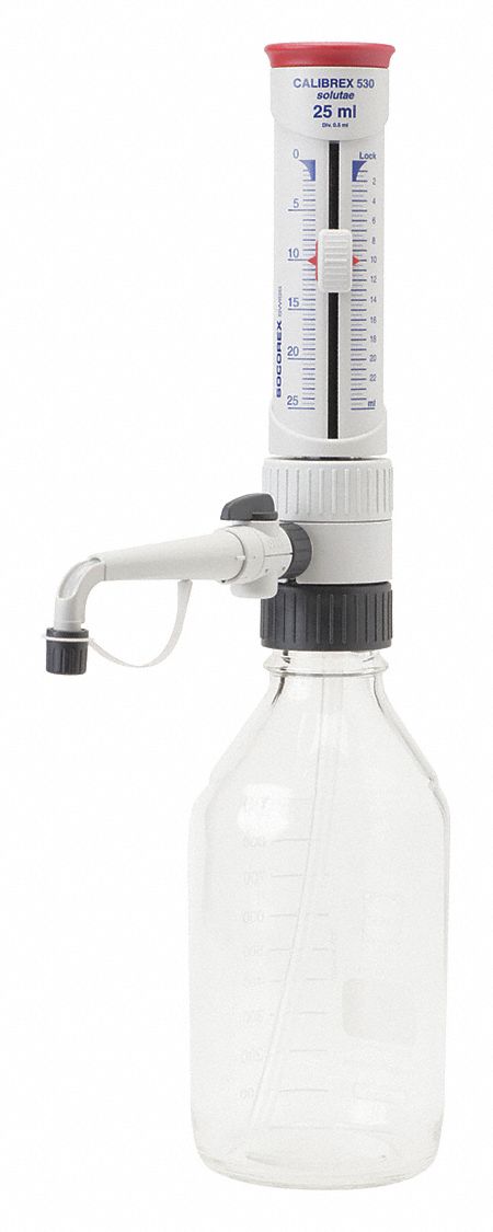 Bot Top Dspnsr, 25 mL, Min 2.5mL-Max 25mL