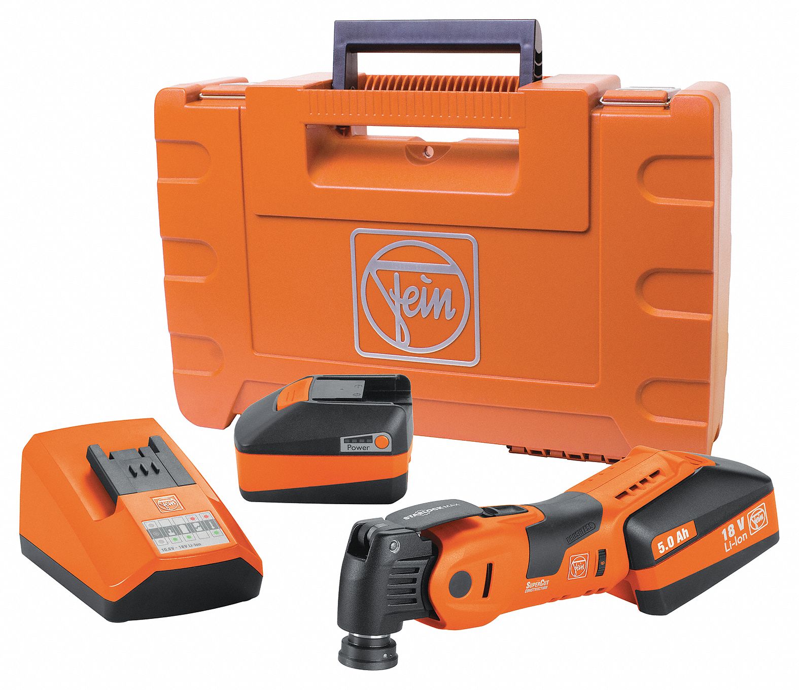 FEIN Oscillating Tool Kit, 5.0Ah. 49WJ47AFSC 18QSL BASIC Grainger