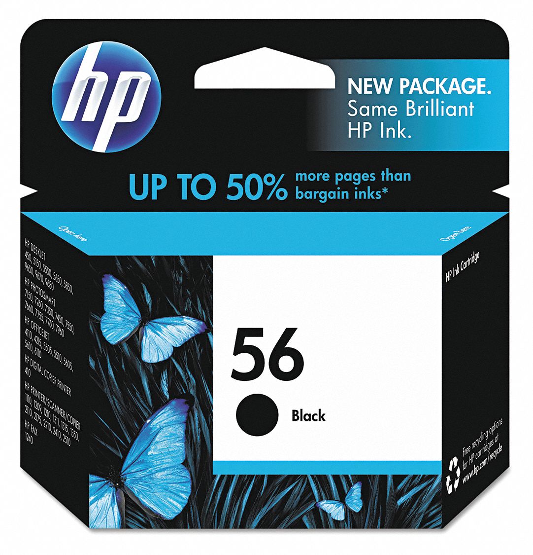 Ink Cartridge: 56, Black, Black