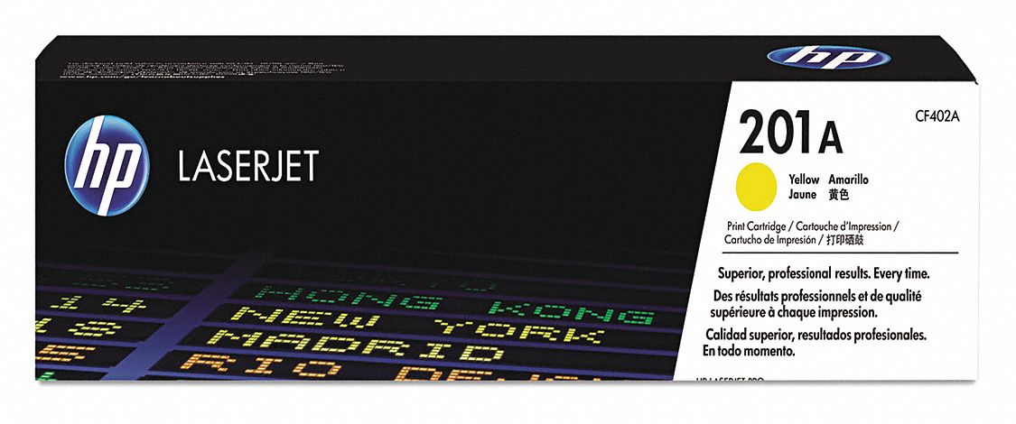 Toner Cartridge: 201A, Yellow, Yellow