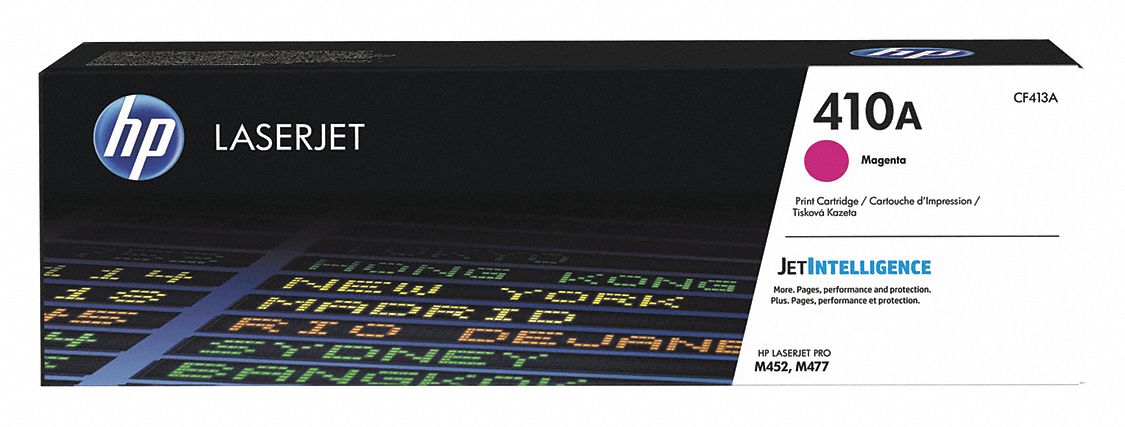 Toner Cartridge: 410A, Magenta, Magenta