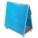 MOBILE TOOL CART,LOUVRED,800 LBS,BLUE,32 SQ FT,29 3/4 IN W,51 1/2 IN H,48 IN D,AL/NEOPRENE