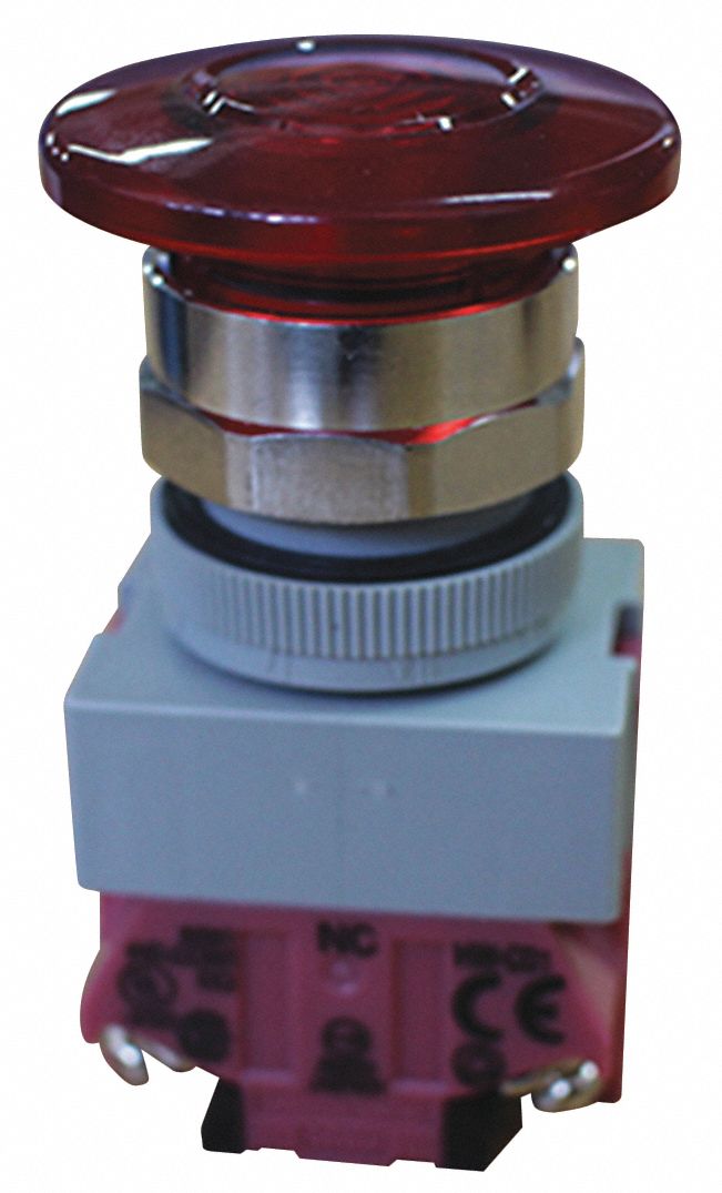 Exit Push Button: Metal/Plastic