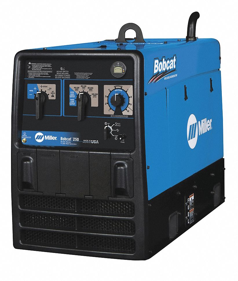 Miller Electric Engine Driven Welder Bobcat 250 Series 11 000 W Kohler Gas 49wm50 907500 Grainger