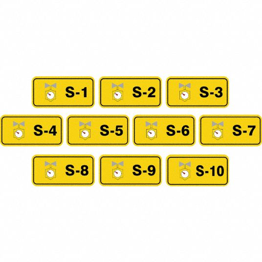 ACCUFORM Energy Source ID Tag, 1-1/2 in. H, PK10 - 49WX25|TDJ320XVR ...