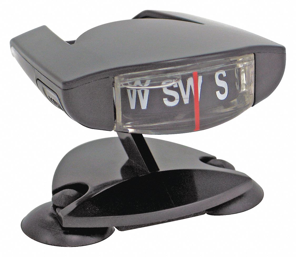 BELL, Vehicle Compass, Black, Suction Cup Compass 49WX85221240068