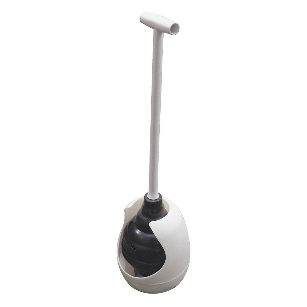 toilet plunger holder with lid