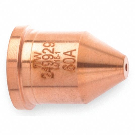MILLER ELECTRIC Tip For Miller XT60 Plasma Torch, 60 A, 3 PK 49X329