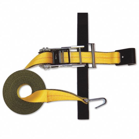 SNAPLOC Tie Down Strap, 27 ftL x 2 inW, 3333 lb Load Limit, Adjustment