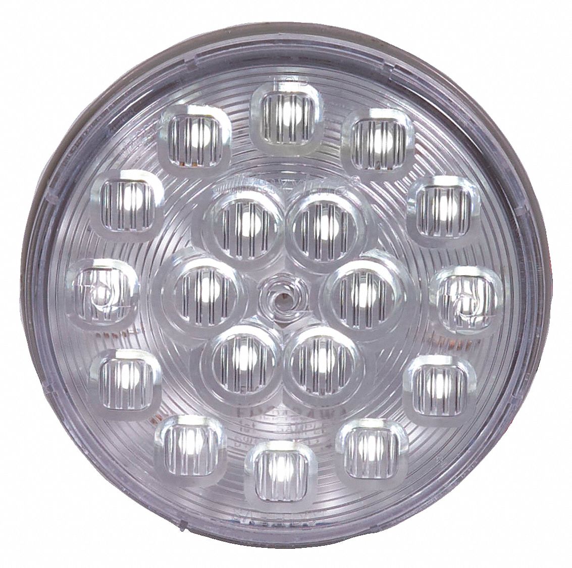 MAXXIMA Back Up Lamp Round, Clear, Grommet, 1 9/10 in Wd Vehicle Lighting, J593c/R 49XE48