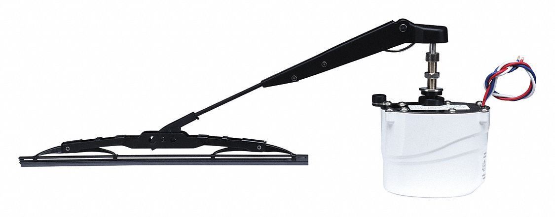 Wiper Motor Kit: 12 V Volt, 11 in to 14 in, WEX Series, Bus/Commercial Truck/Con/Ag/Marine/RV/Truck