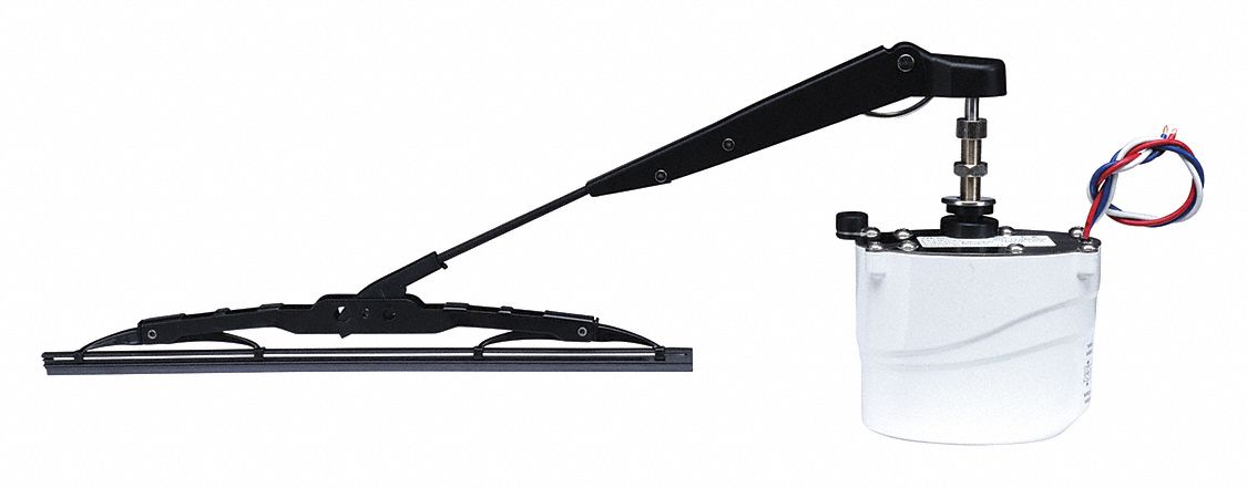 Wiper Motor Kit: 12 V Volt, 10 in to 13 in, WEX Series, Bus/Commercial Truck/Con/Ag/Marine/RV/Truck