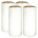 STRETCH WRAP, 47 GA, 12 13/16 IN OVERALL W, 1,476 FT OVERALL L, CLEAR, 1-SIDE, 4 PK