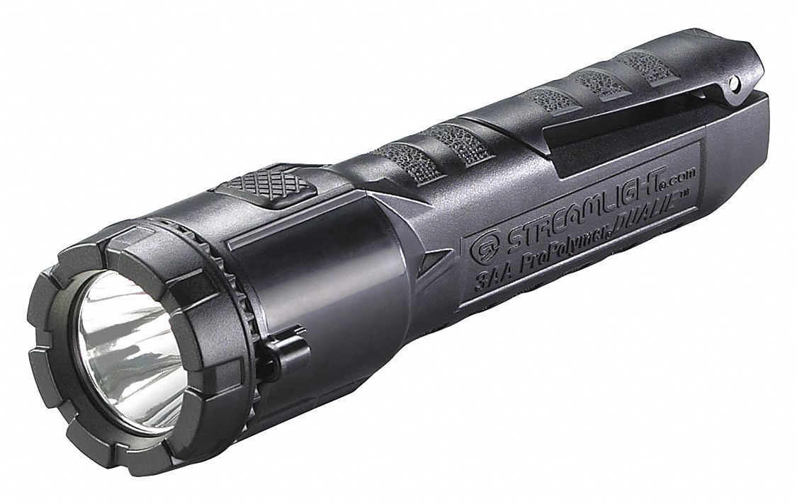 SAFETY-RATED FLASHLIGHT, 245 LUMENS, 9 HOUR RUN TIME, BLACK, 3AA