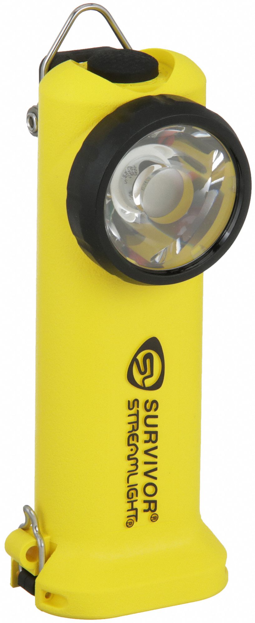 RIGHT-ANGLE SAFETY-RATED FLASHLIGHT, 175 LUMENS, 405 M MAX. BEAM DISTANCE, LED