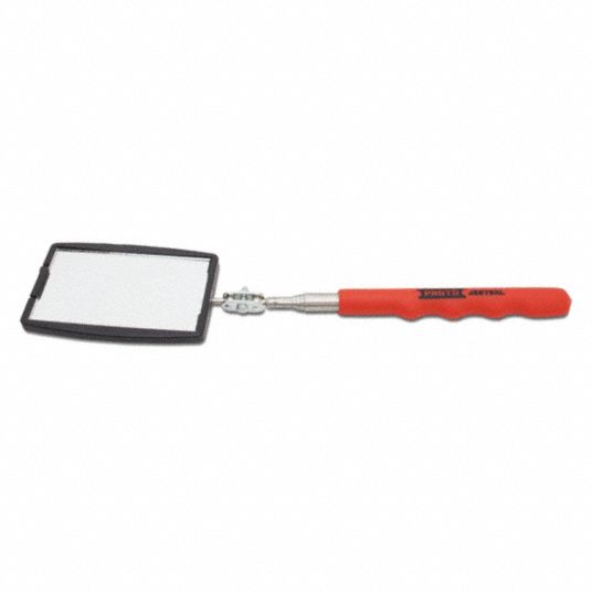 PROTO Inspection Mirror Telescoping, 1 Pieces, 29/16 x 33/4 Mirror Size (In.), Rectangular