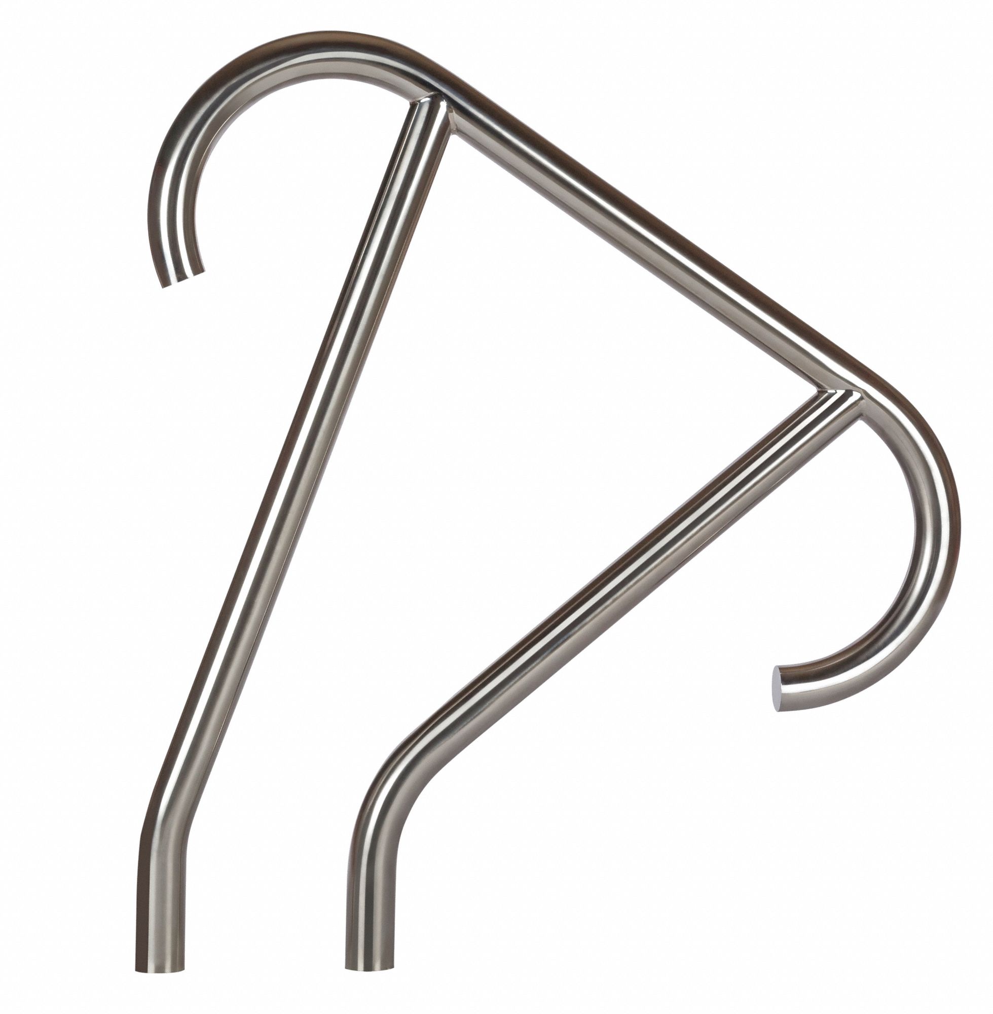 S.R. SMITH Pool Handrail 36 in Handrail Ht, 1 29/32 in Dia, InGround