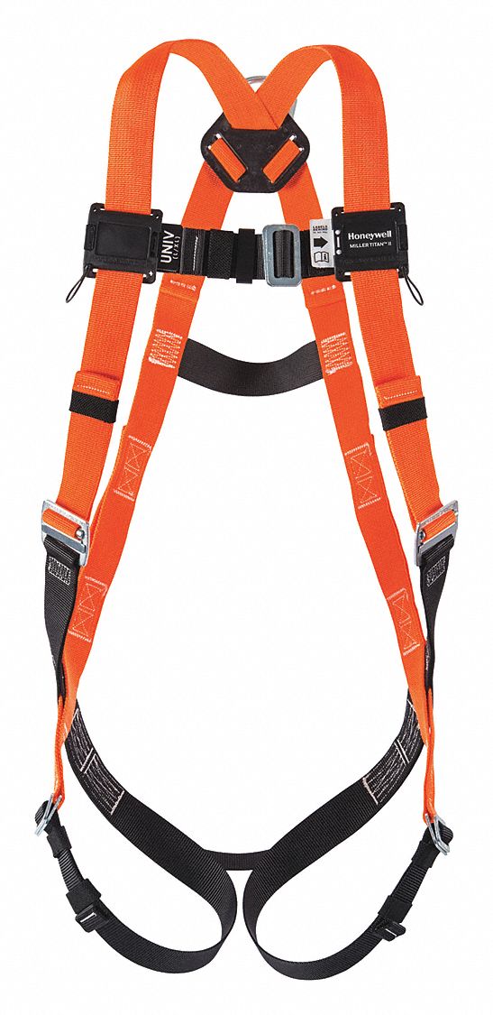 FULL BODY HARNESS/LANYARD, VEST, MATING, S/M, 400 LB CAPACITY