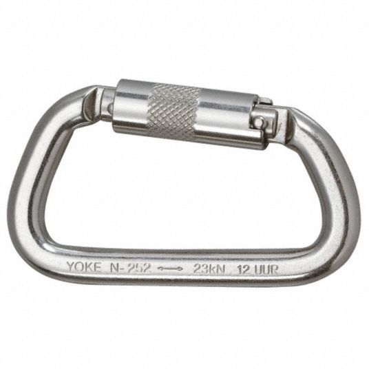 Stainless Steel 66 mm - ⧄ 27 Swivel eye Clip Carabiner