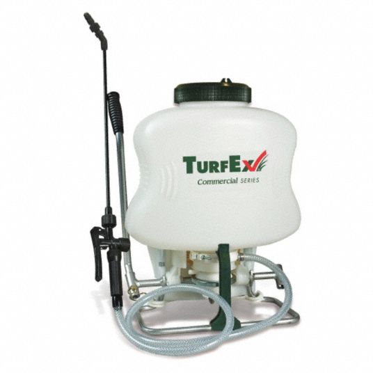 4 gal Sprayer Tank Capacity, Polyethylene, Backpack Sprayer 49XM97