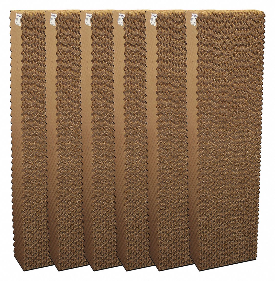 EVAPORATIVE COOLING MEDIA, KRAFT PAPER, 12X60X6 IN, 6-PK, FOR PACJS2701A1