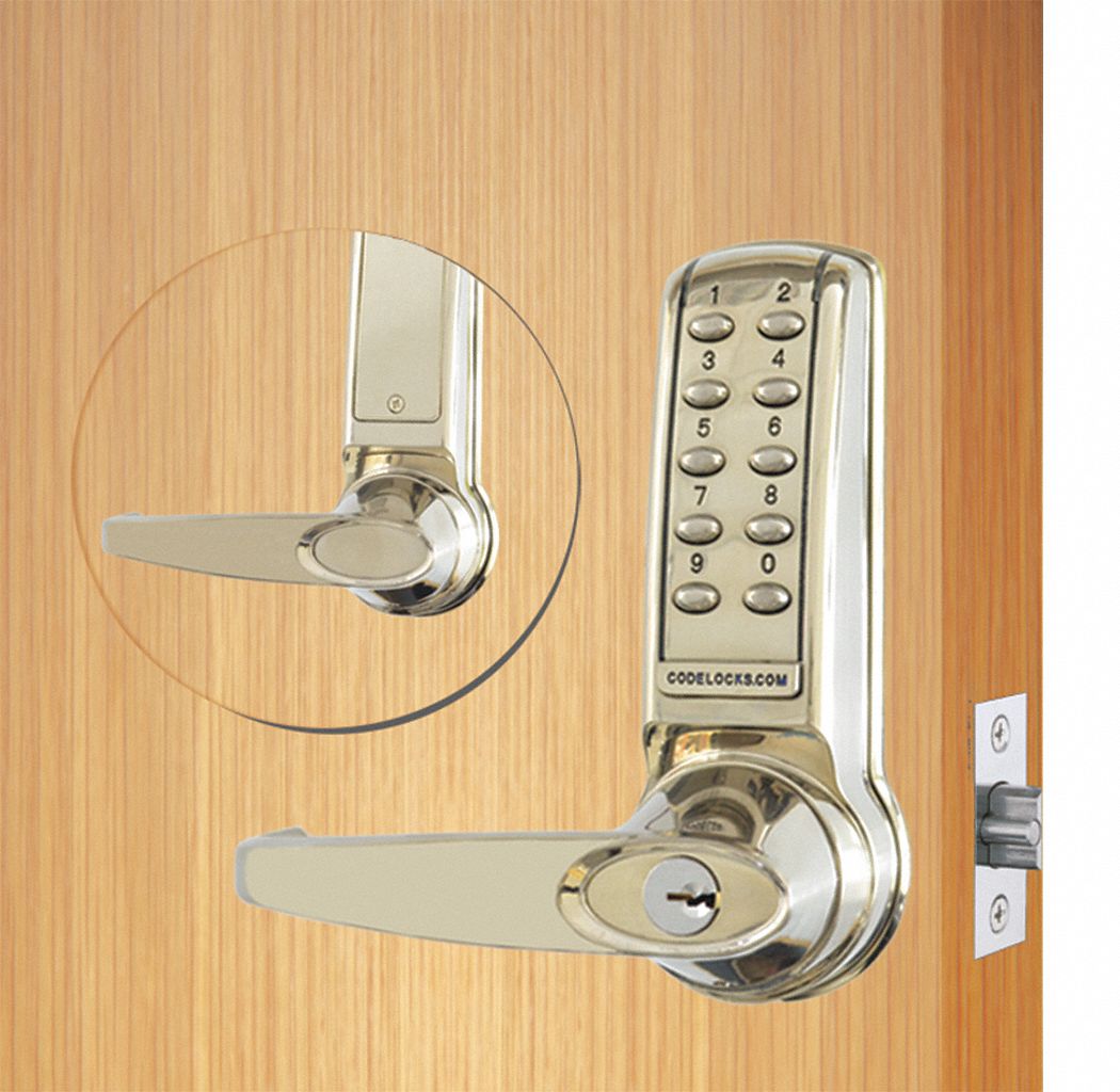 CODELOCKS, Classroom or Store Room with Key Override, Keypad