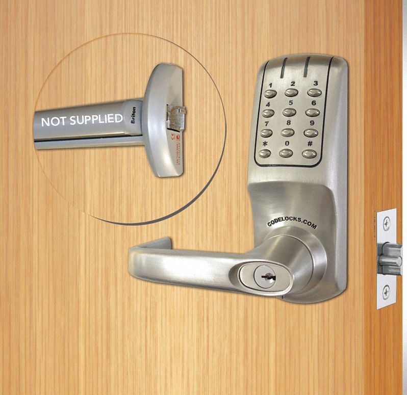 CODELOCKS, Classroom or Store Room with Key Override, Keypad