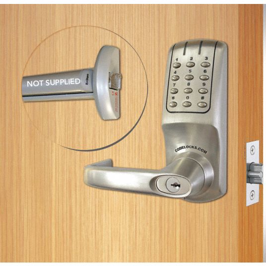 Door key deals code locks