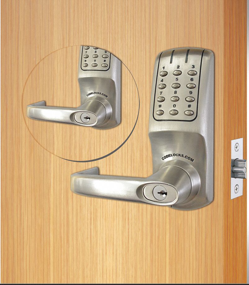 Electronic Key Lock, Lever Handle Type